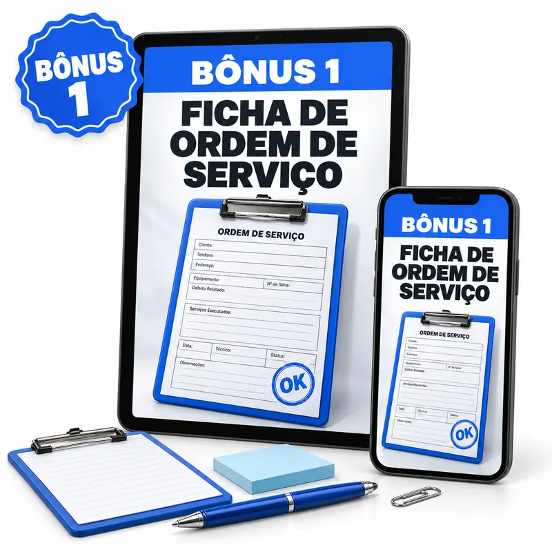 Bônus 1: Ficha Profissional de Ordem de Serviço